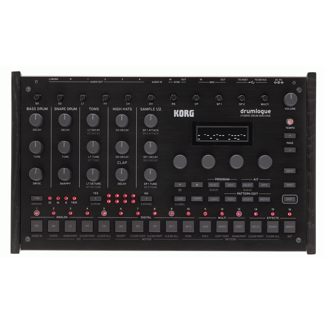 KORG DRUMLOGUE HYBRID DRUM MACHINE - KORG