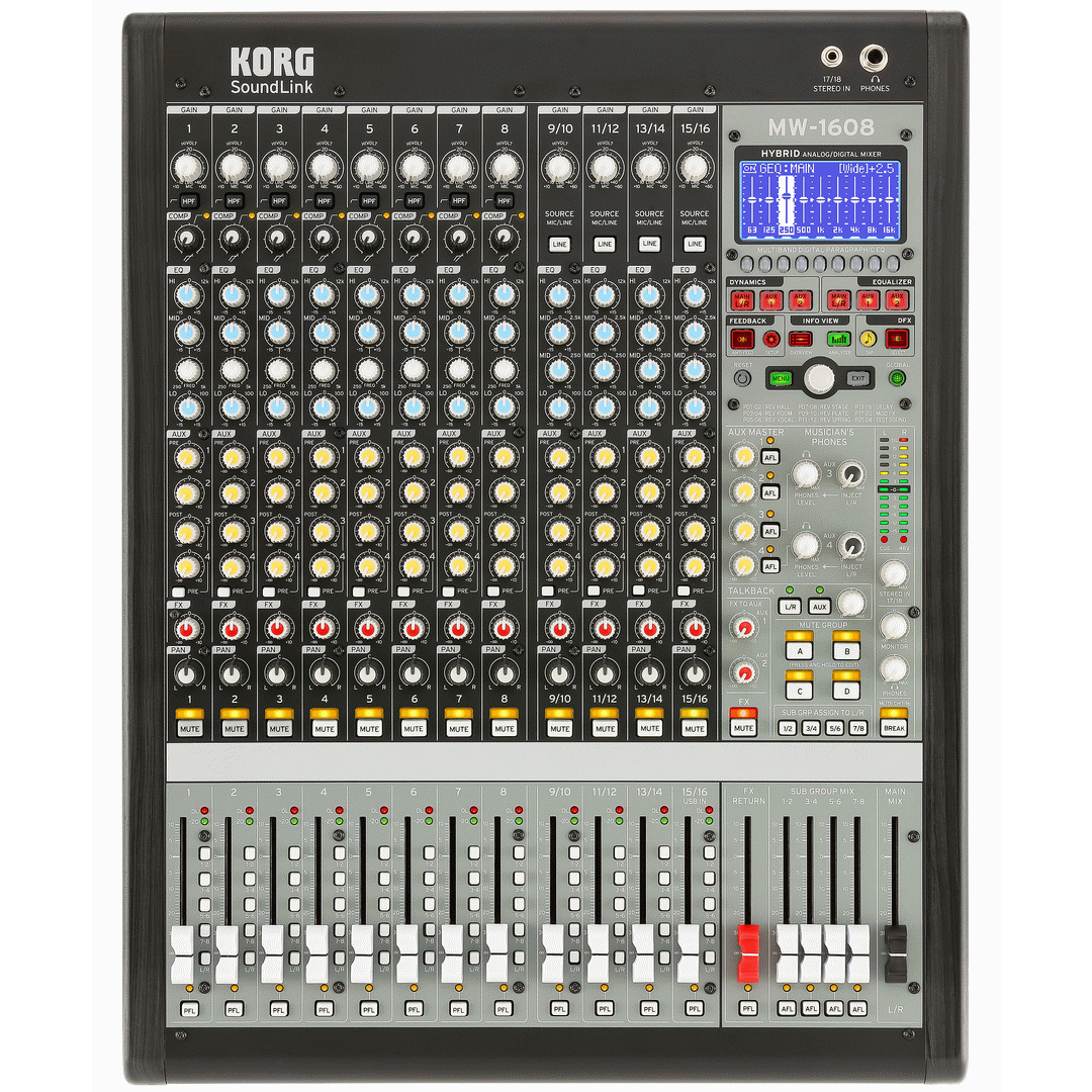 KORG MW1608 16 CH HYBRID MIXER - KORG
