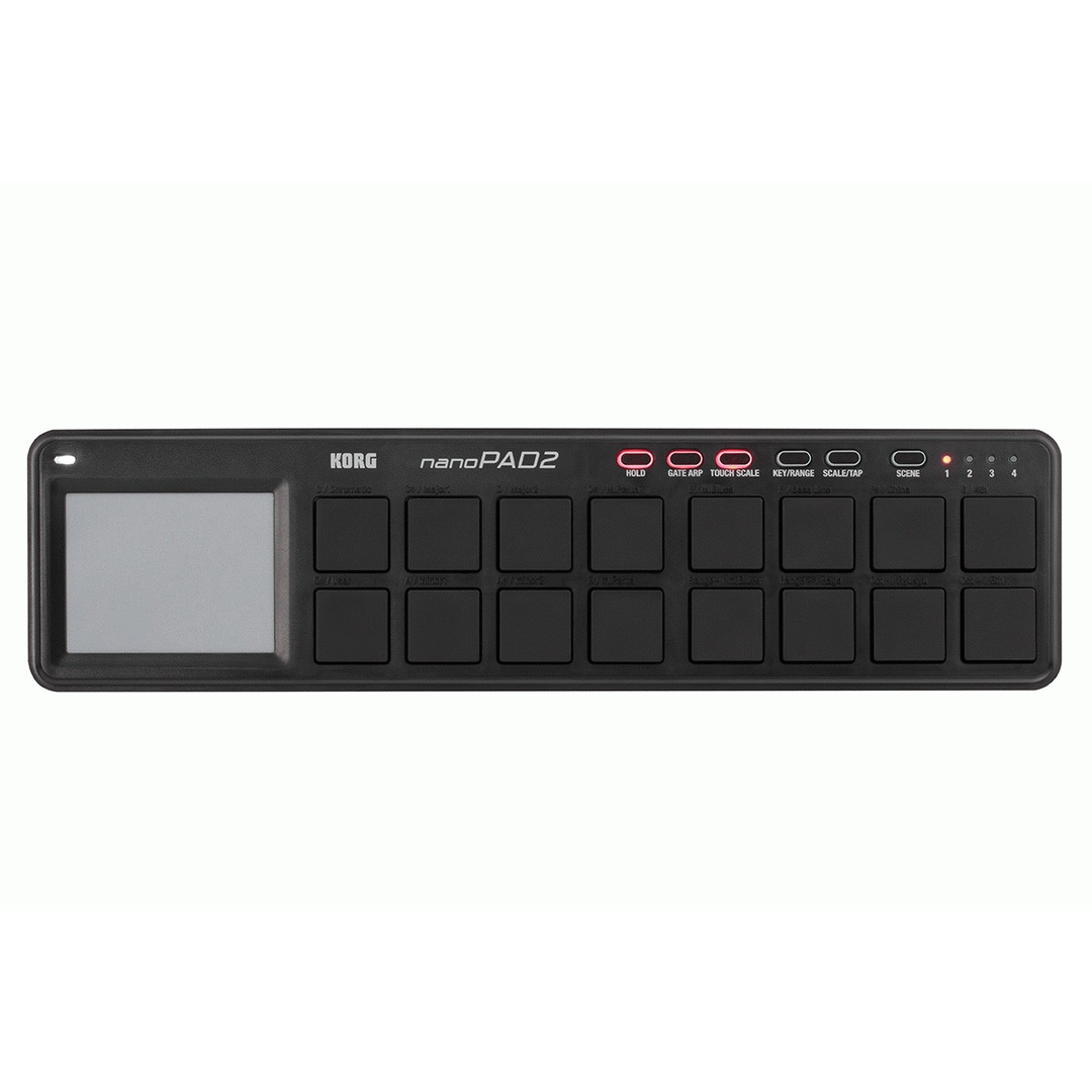 KORG NANOPAD2 DRUMPAD CONTROLLER BLK - KORG