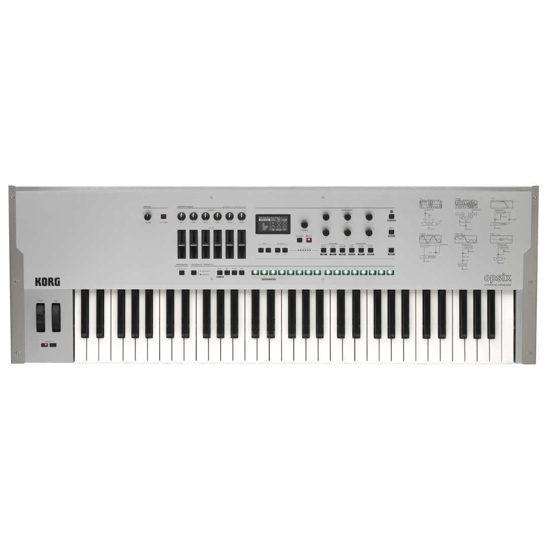 KORG OPSIX 61 NOTE FM SYNTH WITH CASE PLATINUM - KORG