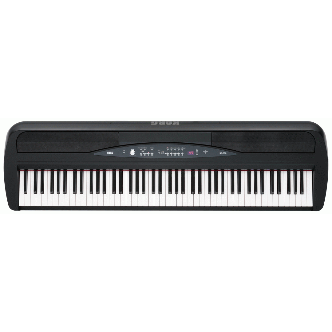 KORG SP280 DIGITAL PIANO BLACK - KORG