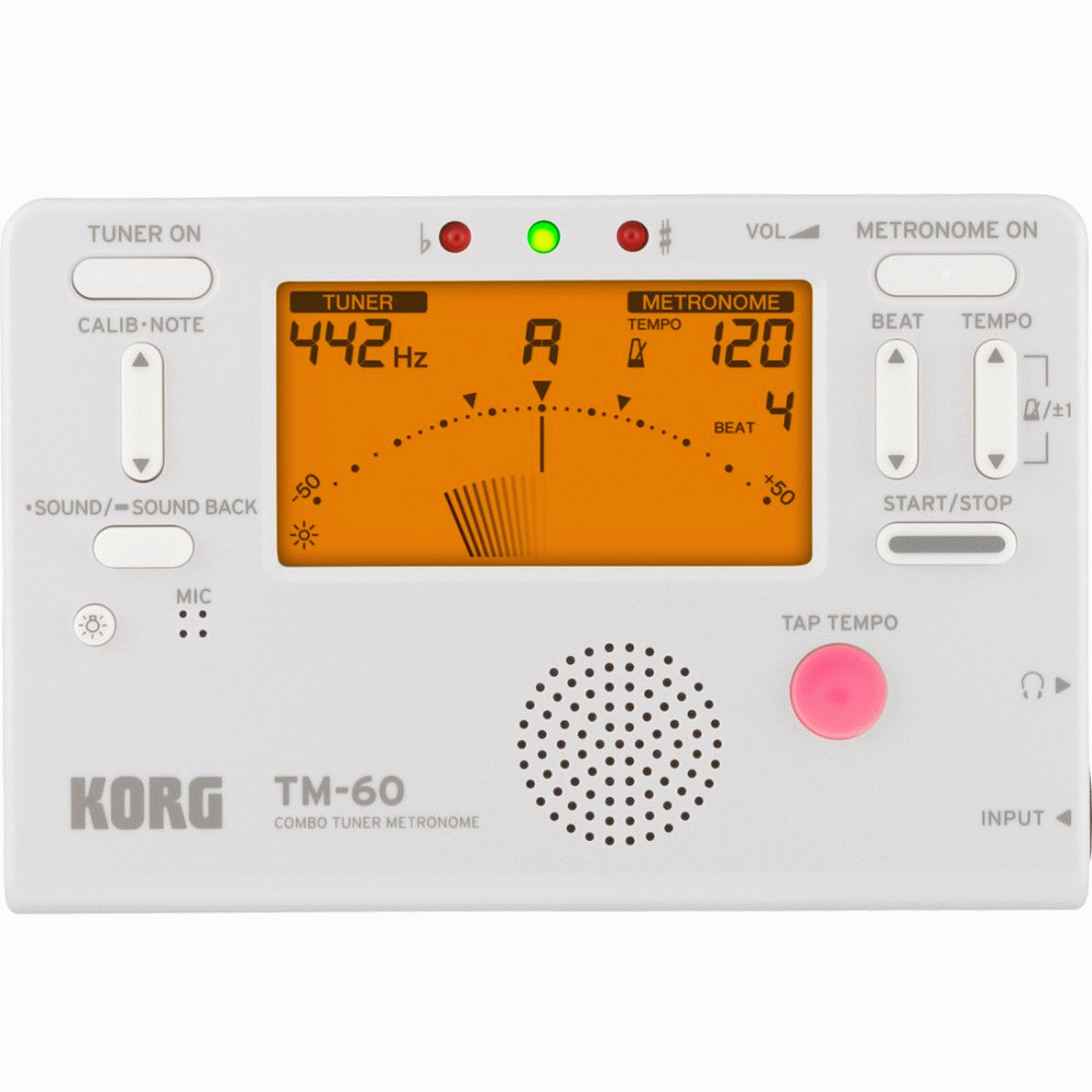 KORG TMR - 50 TUNER METRONOME WHITE - KORG
