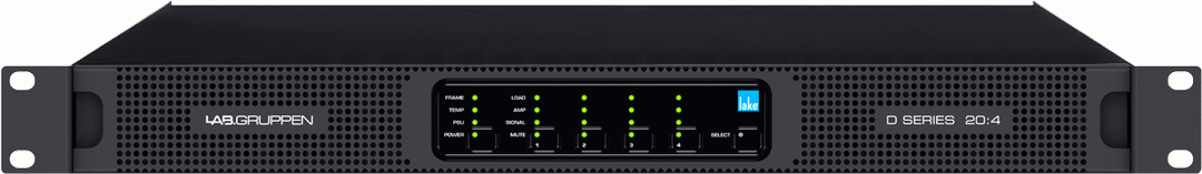 Lab.Gruppen D20:4L, 4 Channel Power Amplifier - LAB GRUPPEN