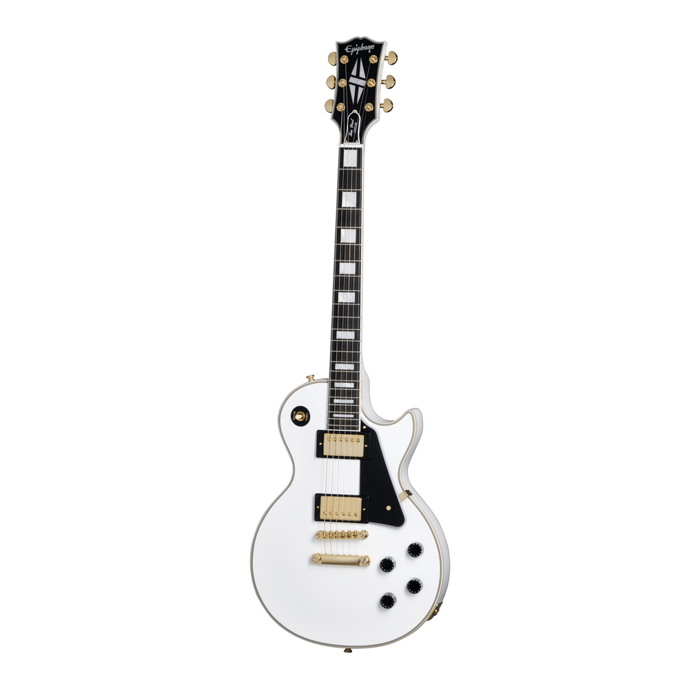 LES PAUL CUSTOM, HARD CASE ALPINE WHITE - EPIPHONE