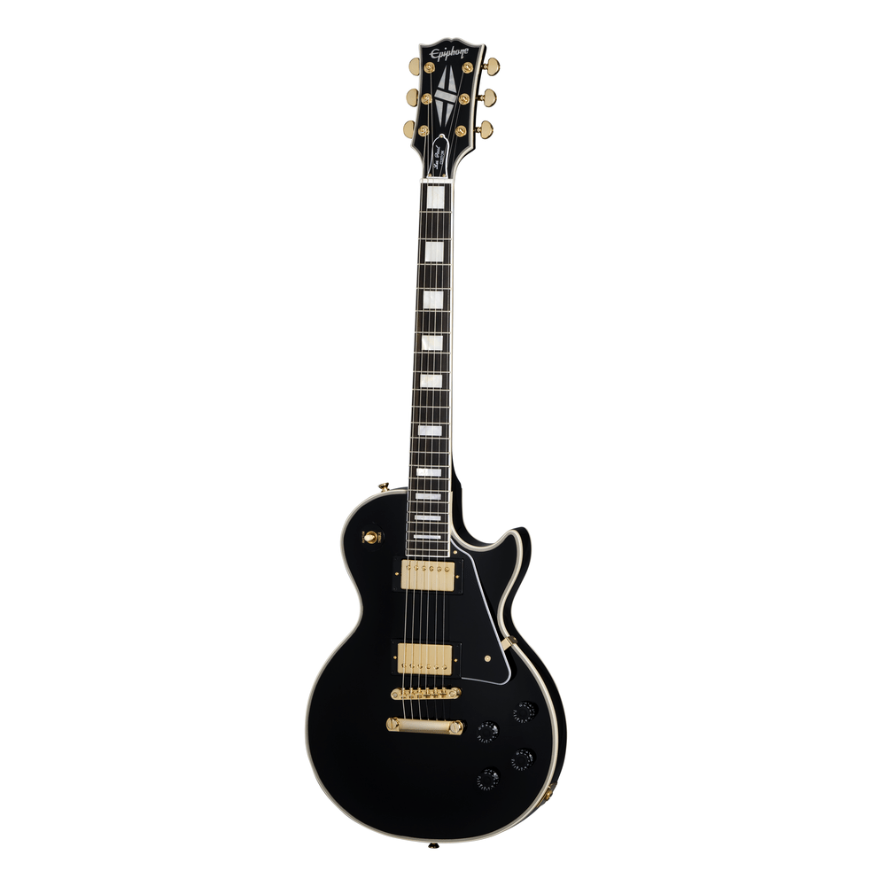 LES PAUL CUSTOM (INCL HARD CASE) EBONY - EPIPHONE