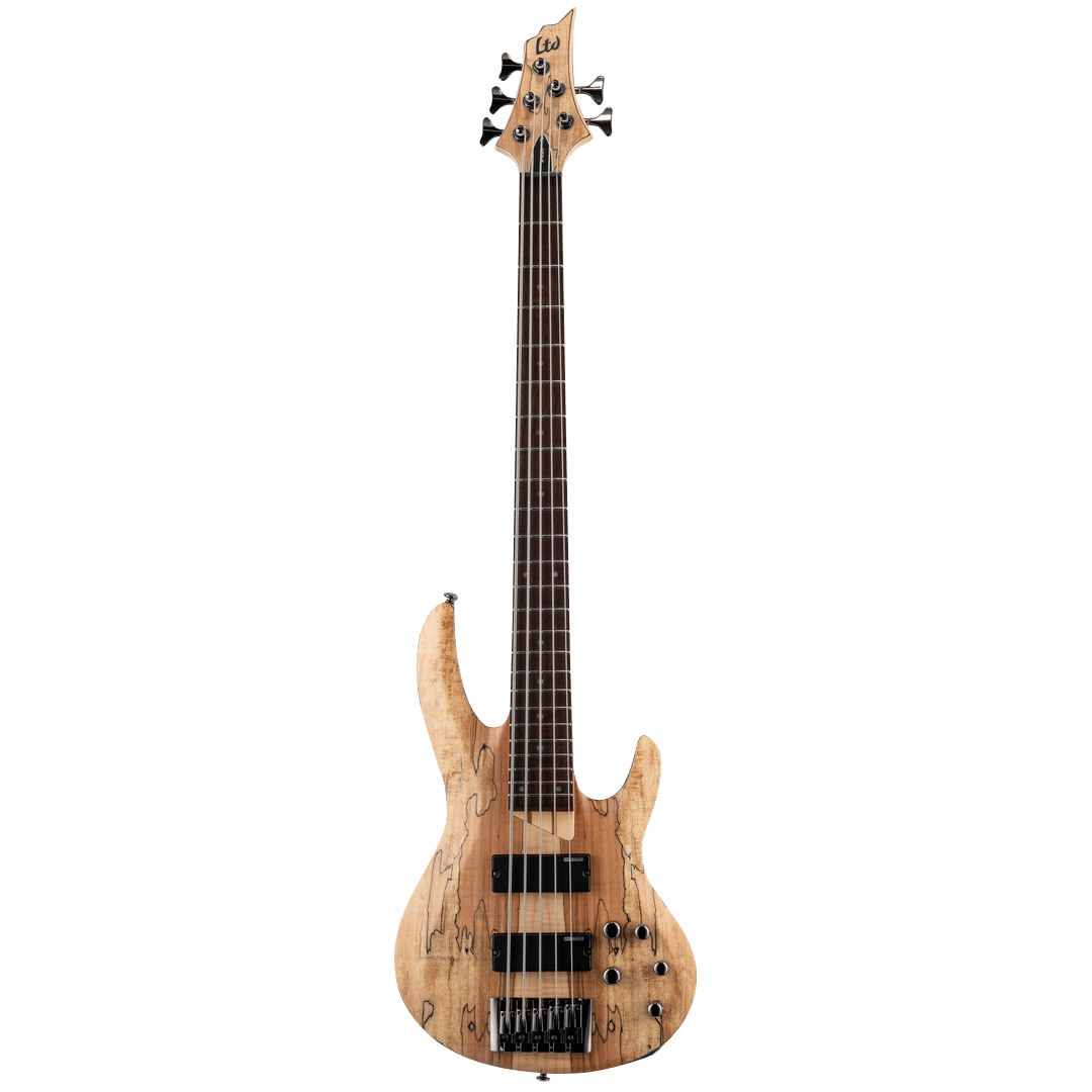 LTD B - 205 SPALTED MAPLE 5 STRING BASS - ESP