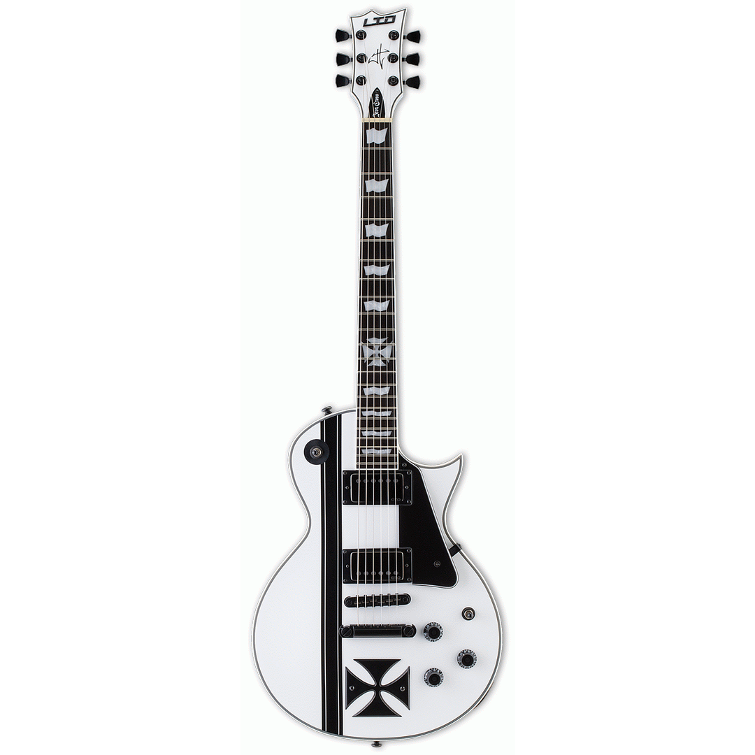 LTD JAMES HETFIELD IRON CROSS SNOW WHITE - ESP