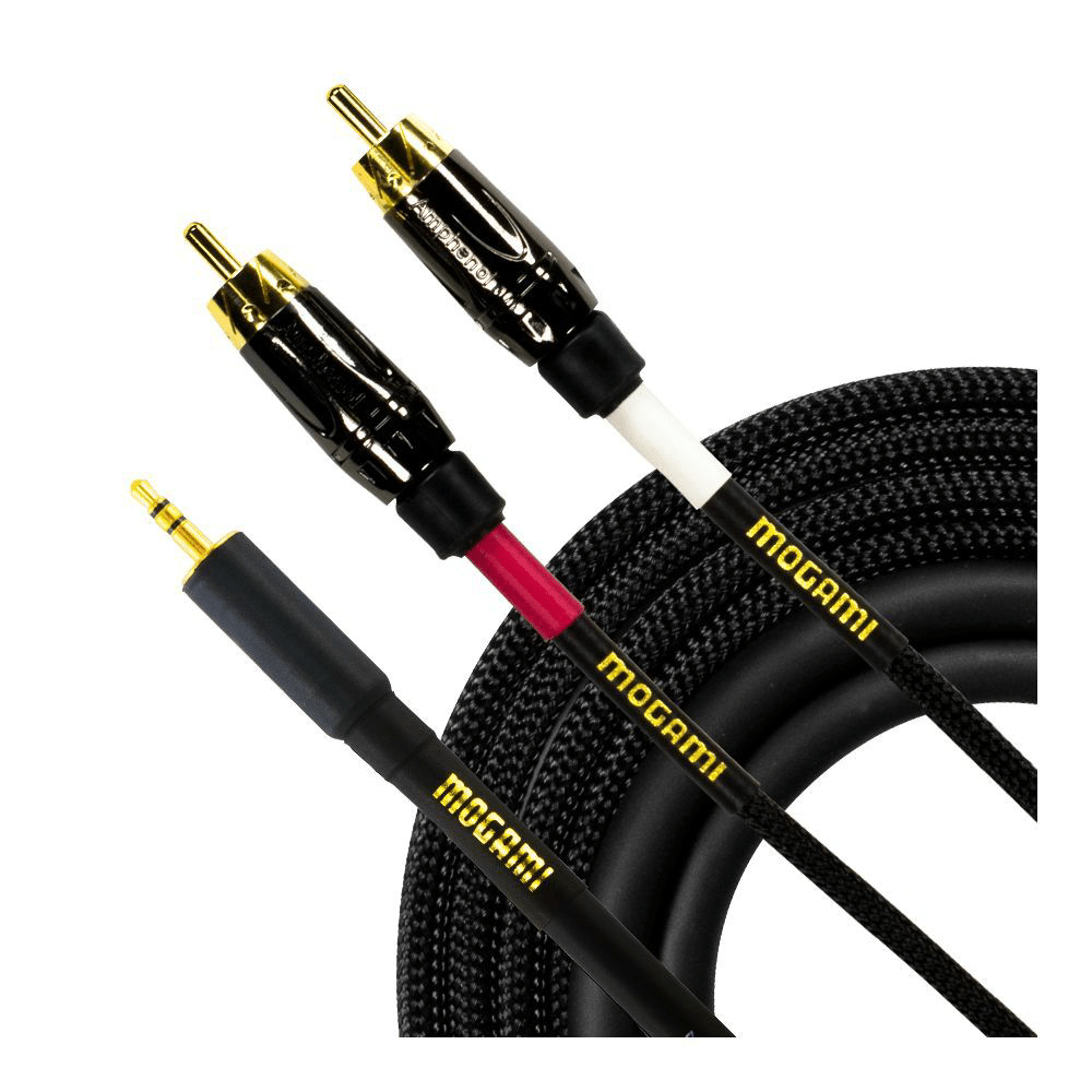 Mogami 3.5mm TRS to Dual RCA Cable (3ft) - MOGAMI