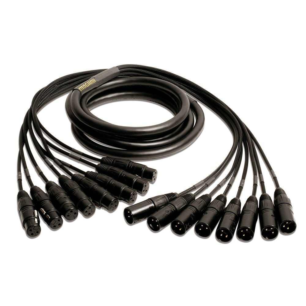 Mogami 8 x XLRM to 8 x XLRF Cable (15ft) - MOGAMI