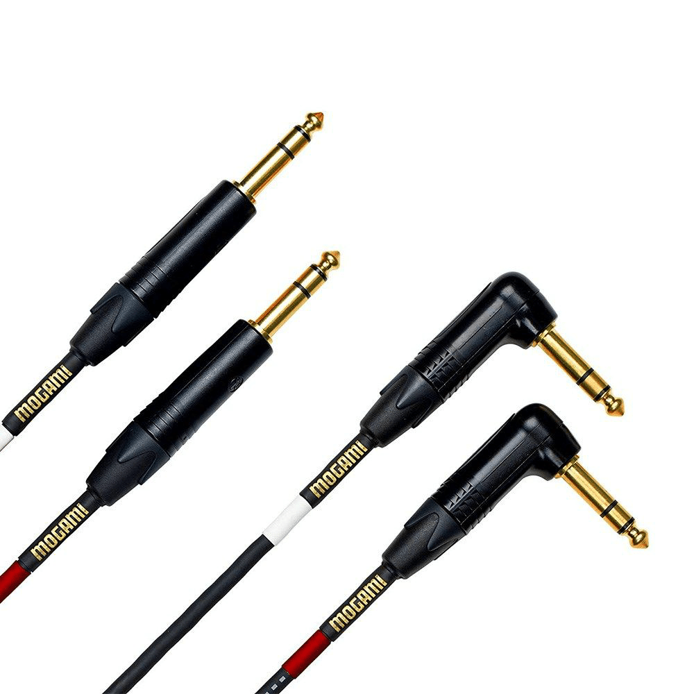 Mogami Gold Stereo Keyboard Balanced TRS Cables (20ft) - MOGAMI