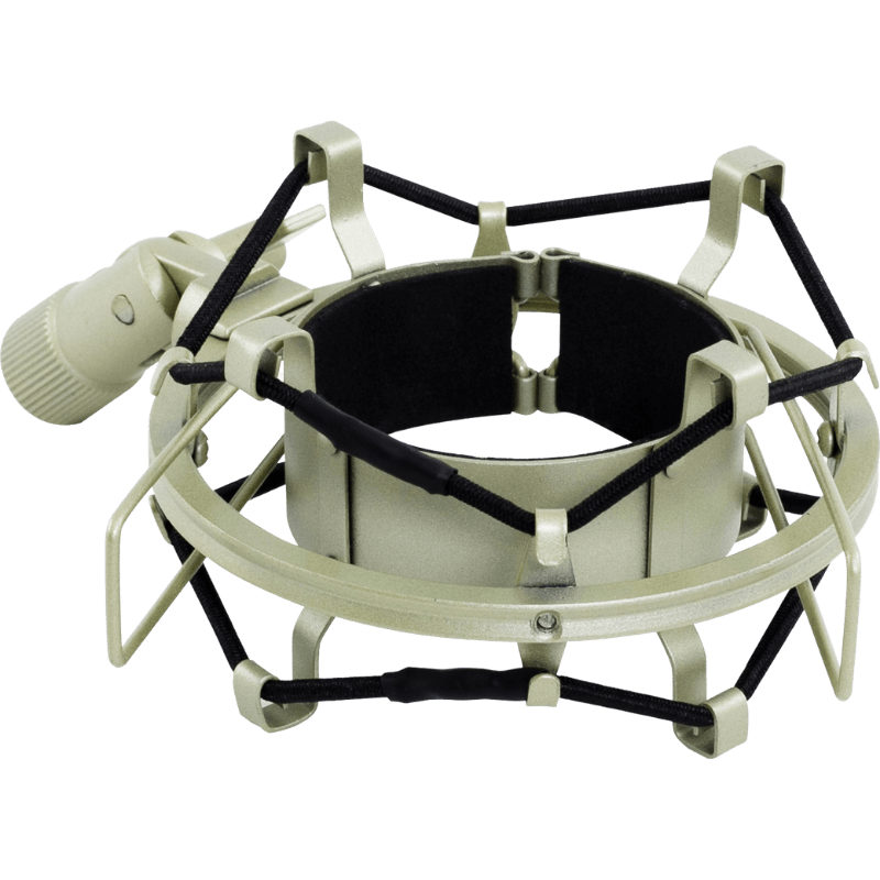 MXL 90 Silver Shock Mount for 770/990 or Body Sized 60mm (Silver) - MXL