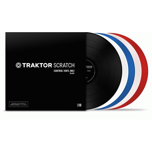 NATIVE INSTRUMENTS TRAKTOR SCRATCH CONTROL VINYL RED - NATIVE INSTRUMENTS