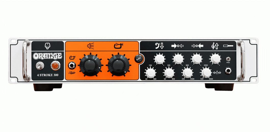 Orange 4 STROKE 300 Bass Head - ORANGE