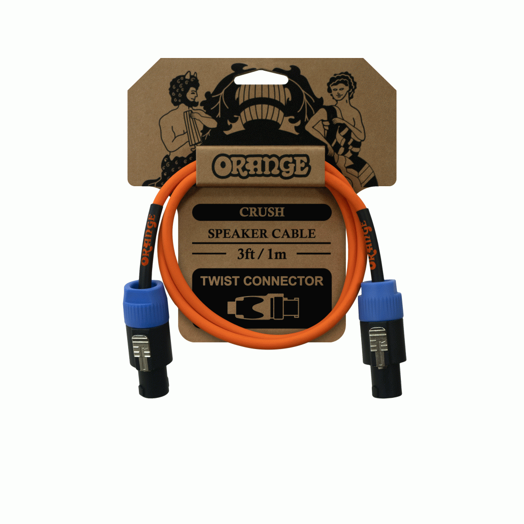 ORANGE CA039 CRUSH 3FT SPEAKER CABLE SPKON CONN - ORANGE