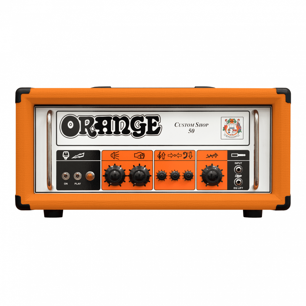 Orange Custom Shop 50 Guitar Valve Head - ORANGE