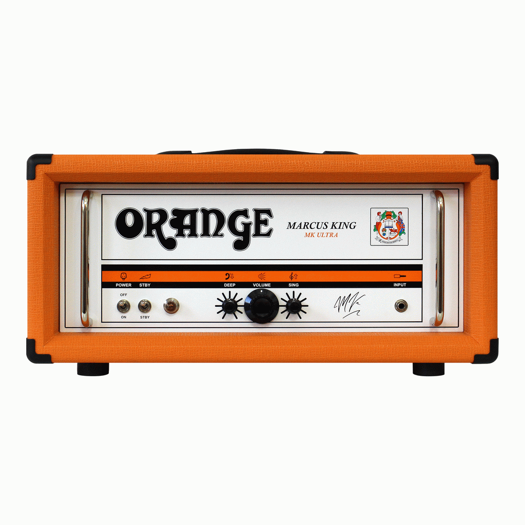 ORANGE MARCUS KING MK ULTRA AMP HEAD (USA) - ORANGE
