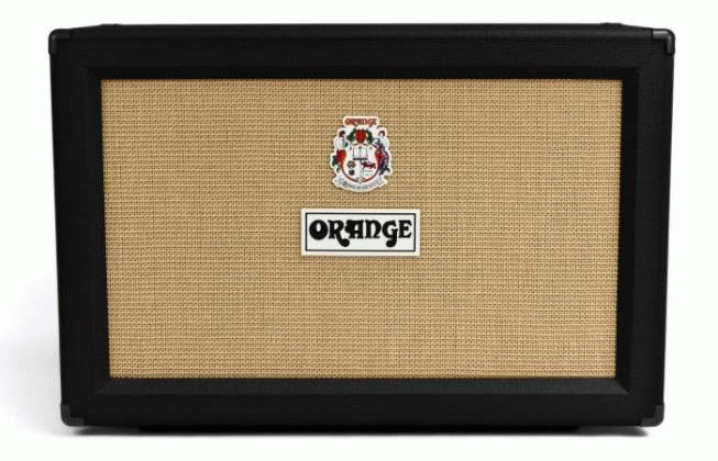 Orange PPC212 Black 2X12 Cabinet - ORANGE