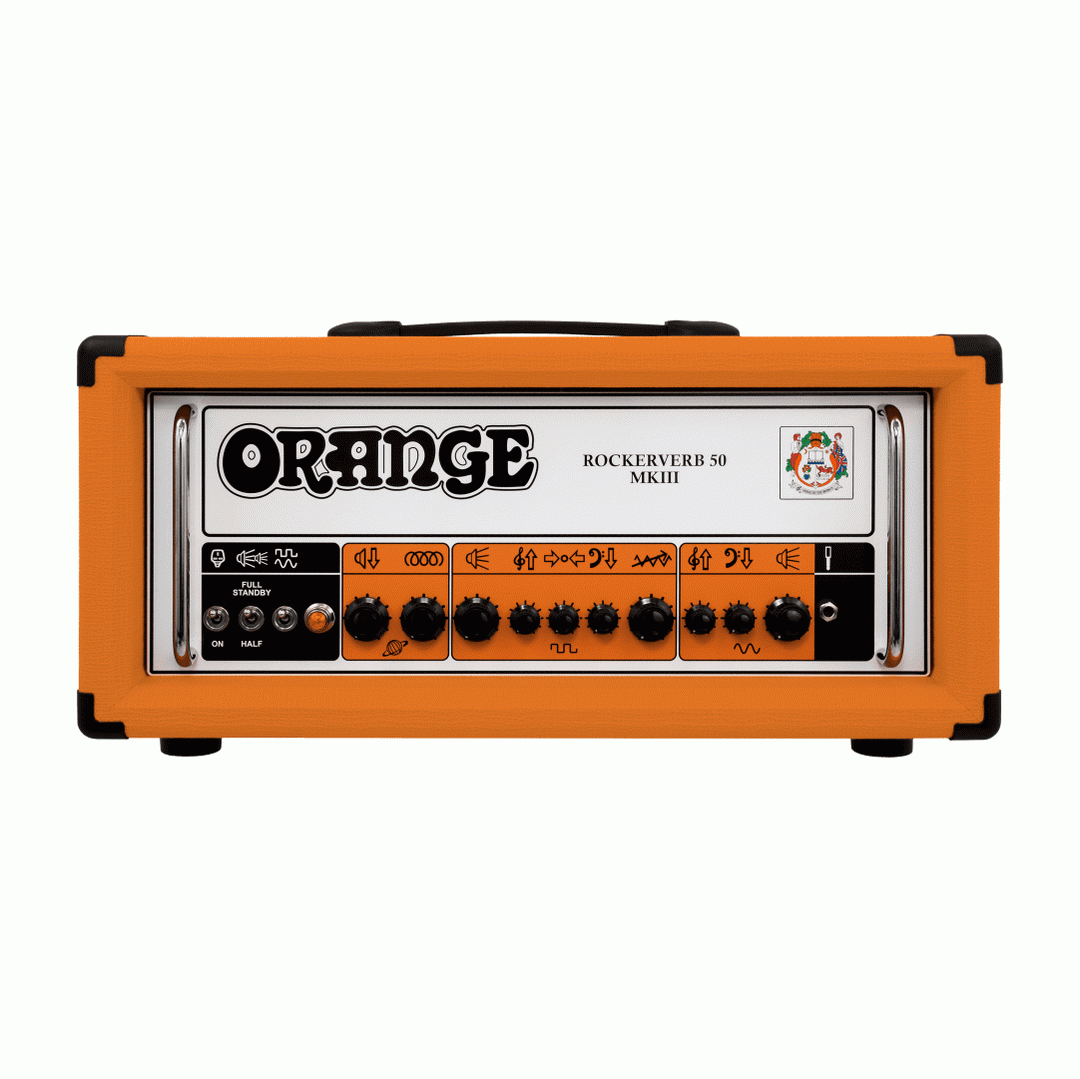 Orange Rockerverb 50H MKIII Guitar Valve Head - ORANGE