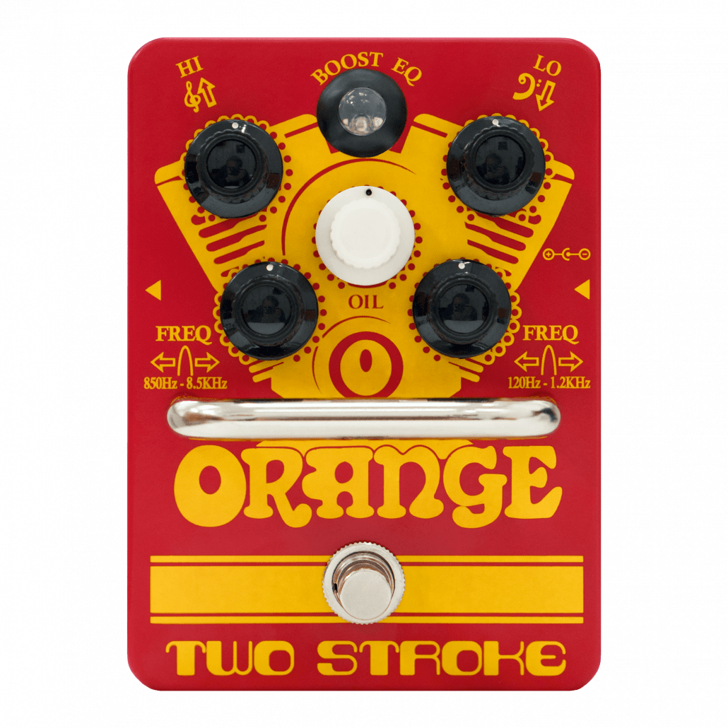 Orange Two Stroke Boost Pedal - ORANGE
