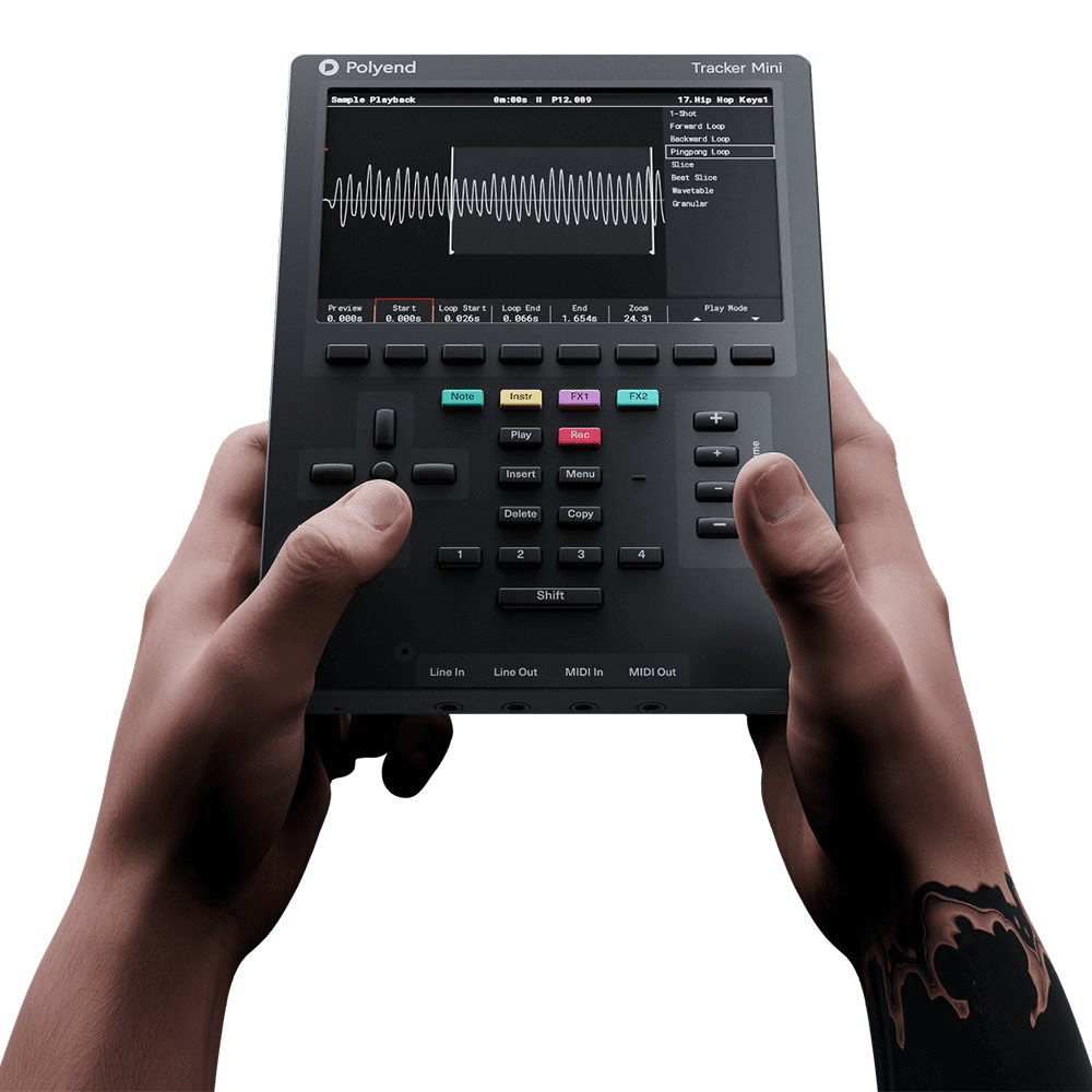 Polyend Tracker Mini Portable Standalone Audio Workstation w/ Battery & Mic - POLYEND