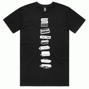 SD STACKED PICKUPS TSHIRT M - SEYMOUR DUNCAN