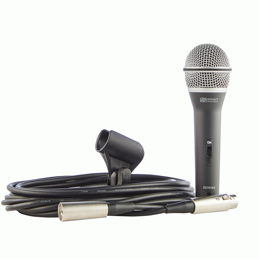 Smart Acoustic SDM100C XLR/XLR Dynamic Microphone - SMART ACOUSTIC