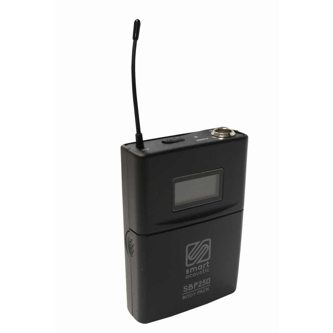 Smart Acoustic SRC250 Body Pack For SIEM250 (ANZ) 655 - 679Mhz - SMART ACOUSTIC