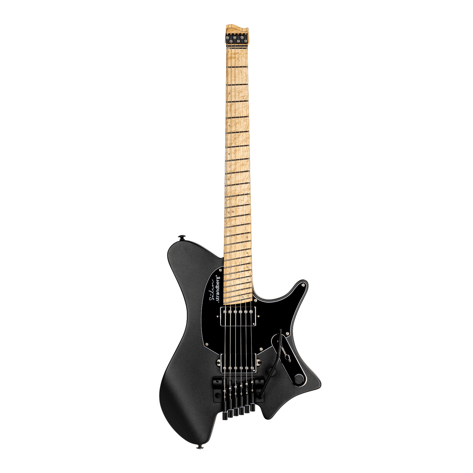 strandberg Salen Classic NX 6 Electric Guitar w/ Tremolo (Black) inc Gig Bag - STRANDBERG