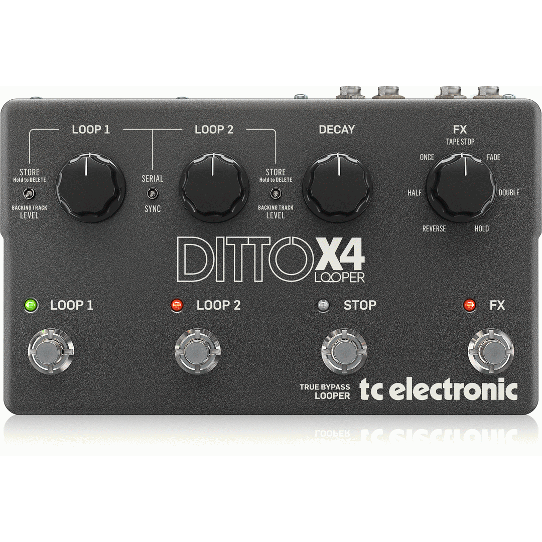TC ELECTRONIC DITTO X4 LOOPER - TC ELECTRONIC