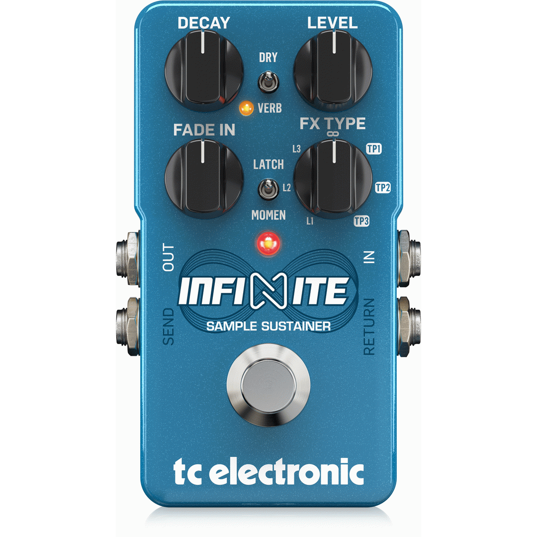 TC ELECTRONIC INFINITE SAMPLE SUSTAINER PEDAL - TC ELECTRONIC
