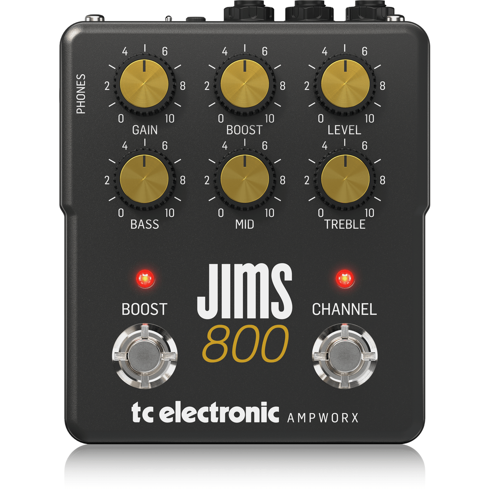 TC ELECTRONIC JIMS 800 DUAL CH GUITAR PREAMP PEDAL - TC ELECTRONIC