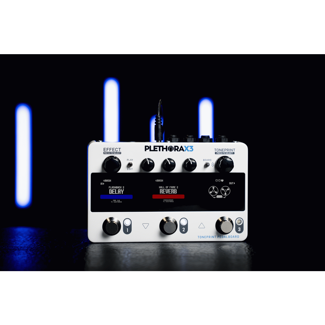 TC ELECTRONIC PLETHORA X3 TONEPRINT PEDALBOARD - TC ELECTRONIC