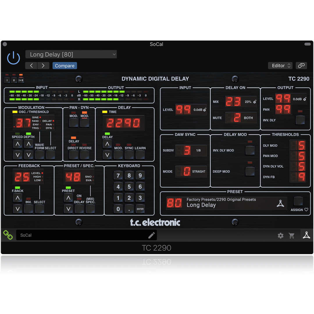 TC ELECTRONIC TC2290 NATIVE / TC2290 - DT - TC ELECTRONIC