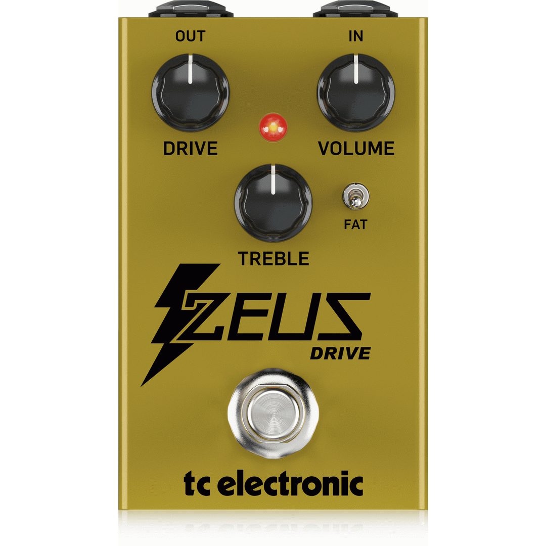TC ELECTRONIC ZEUS DRIVE OVERDRIVE PEDAL - TC ELECTRONIC