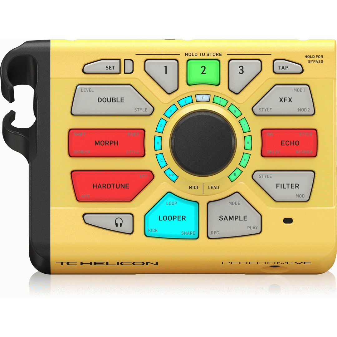TC HELICON PERFORM - VE YELLOW VOCAL PROCESSOR - TC HELICON