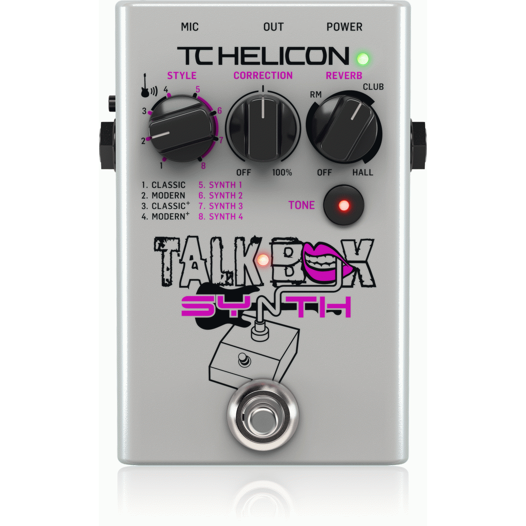 TC HELICON TALKBOX SYNTH PEDAL - TC HELICON