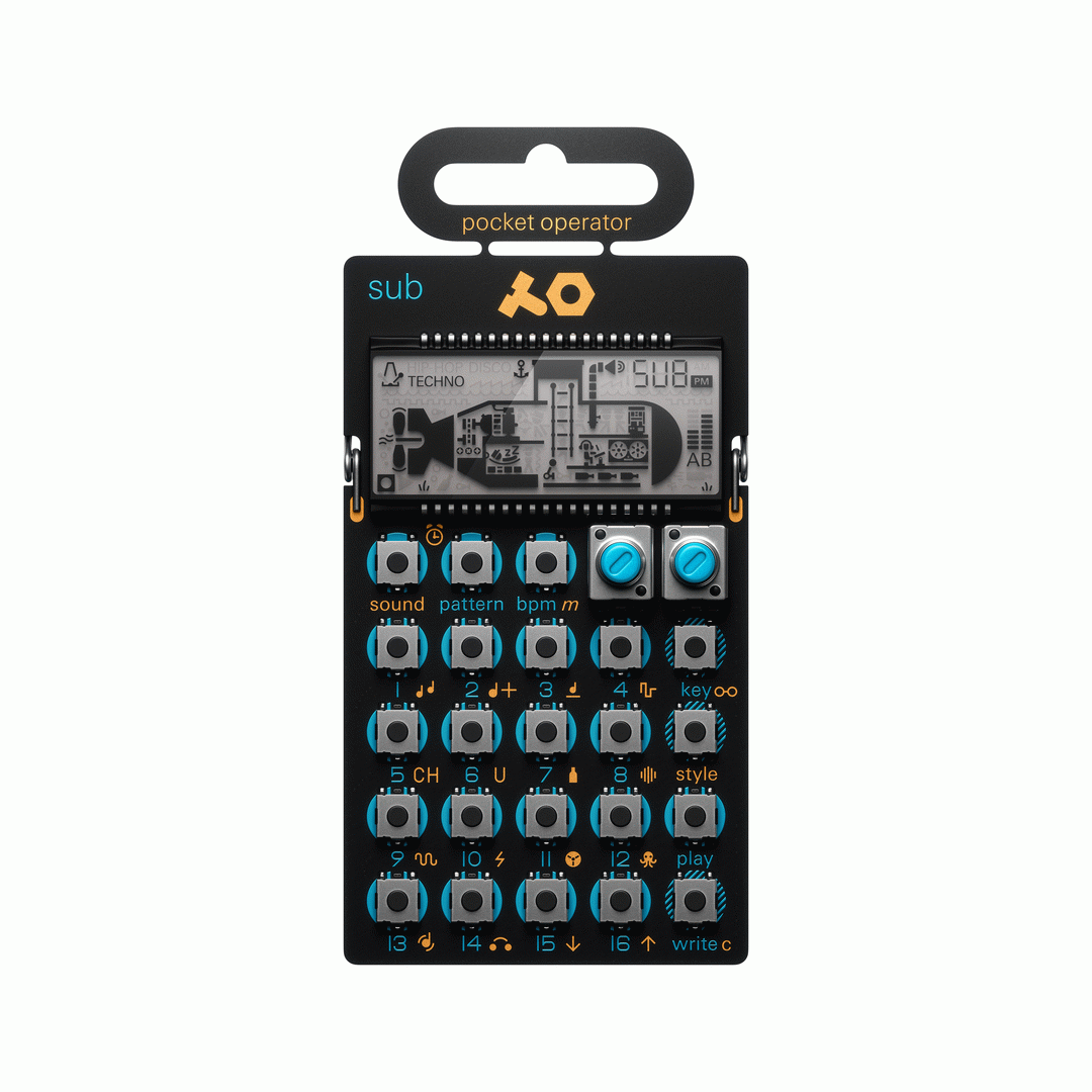 TEENAGE ENGINEERING POCKET OPERATOR PO - 14 SUB - TEENAGE ENGINEERING