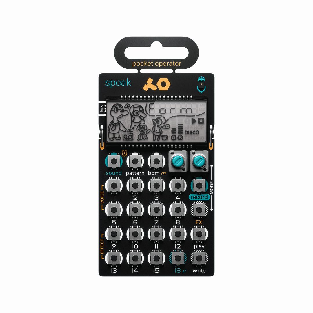 TEENAGE ENGINEERING POCKET OPERATOR PO - 35 SPEAK - TEENAGE ENGINEERING