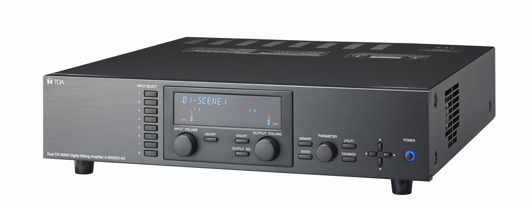 TOA A9500D2 2X 500W Matrix Mixer - TOA