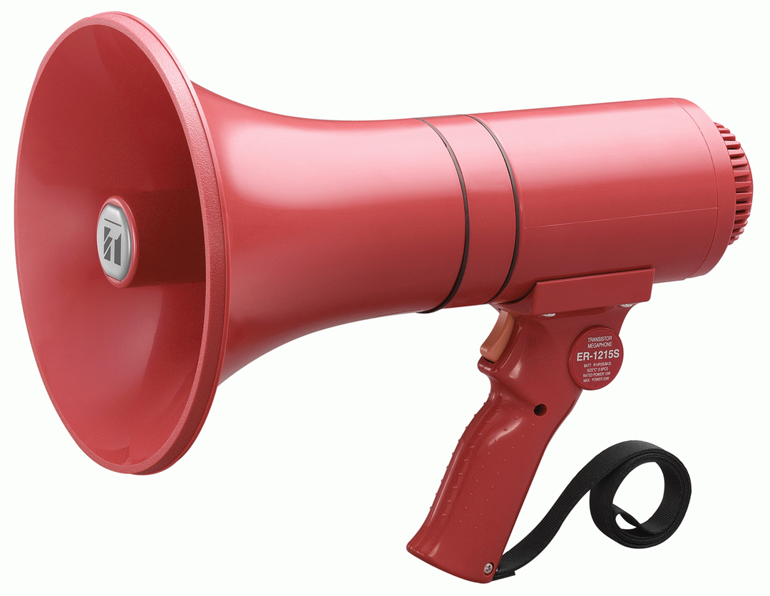 TOA ER1215S 15W Handgrip Megaphone - TOA