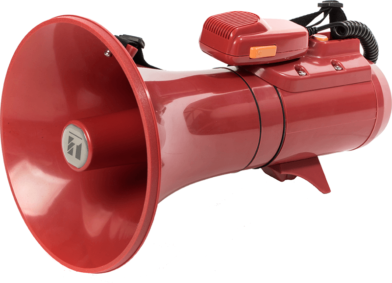 TOA ER2215S 15W Shoulder Megaphone W/ Siren - TOA