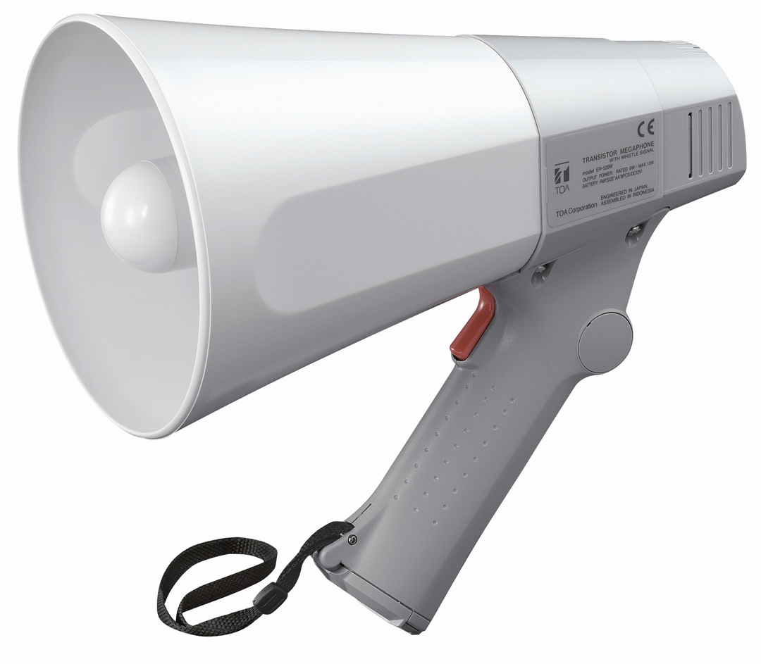 TOA ER520W 6W Megaphone W/Whistle - TOA
