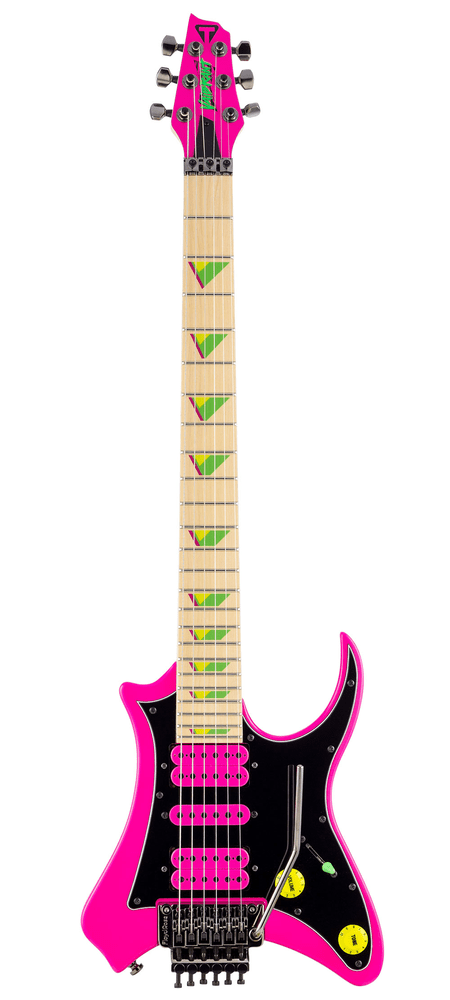 TRAVELER GUITAR VAIBRANT 88 DELUXE HOT PINK - Traveler Guitar