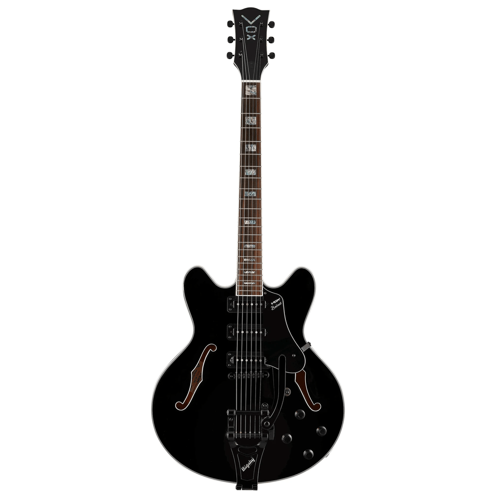 VOX BC - S66 - BK BOBCAT S66 BIGSBY BLACK GUITAR - VOX