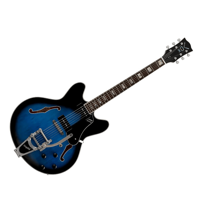 VOX BC - V90 - BL BOBCAT V90 BIGSBY BLUE GUITAR - VOX