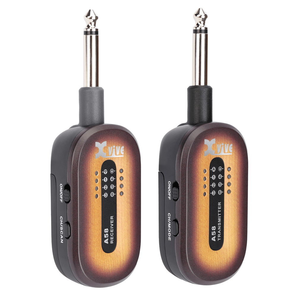 XVIVE A58 SUNBURST GUITAR WIRELESS 5.8GHZ - XVIVE