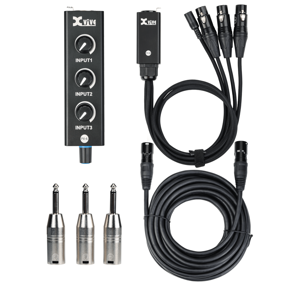 XVIVE PX PORTABLE 3 - CHANNEL PERSONAL MIXER SYSTEM - XVIVE